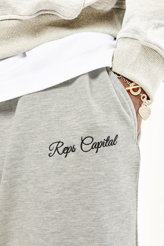 Wide Leg Sweatpant - Heather Grey