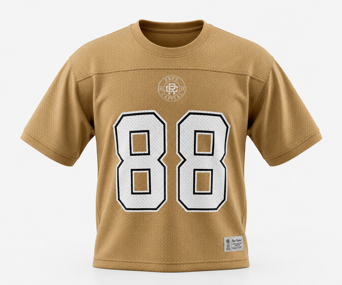 Mesh Football Jersey - Gold