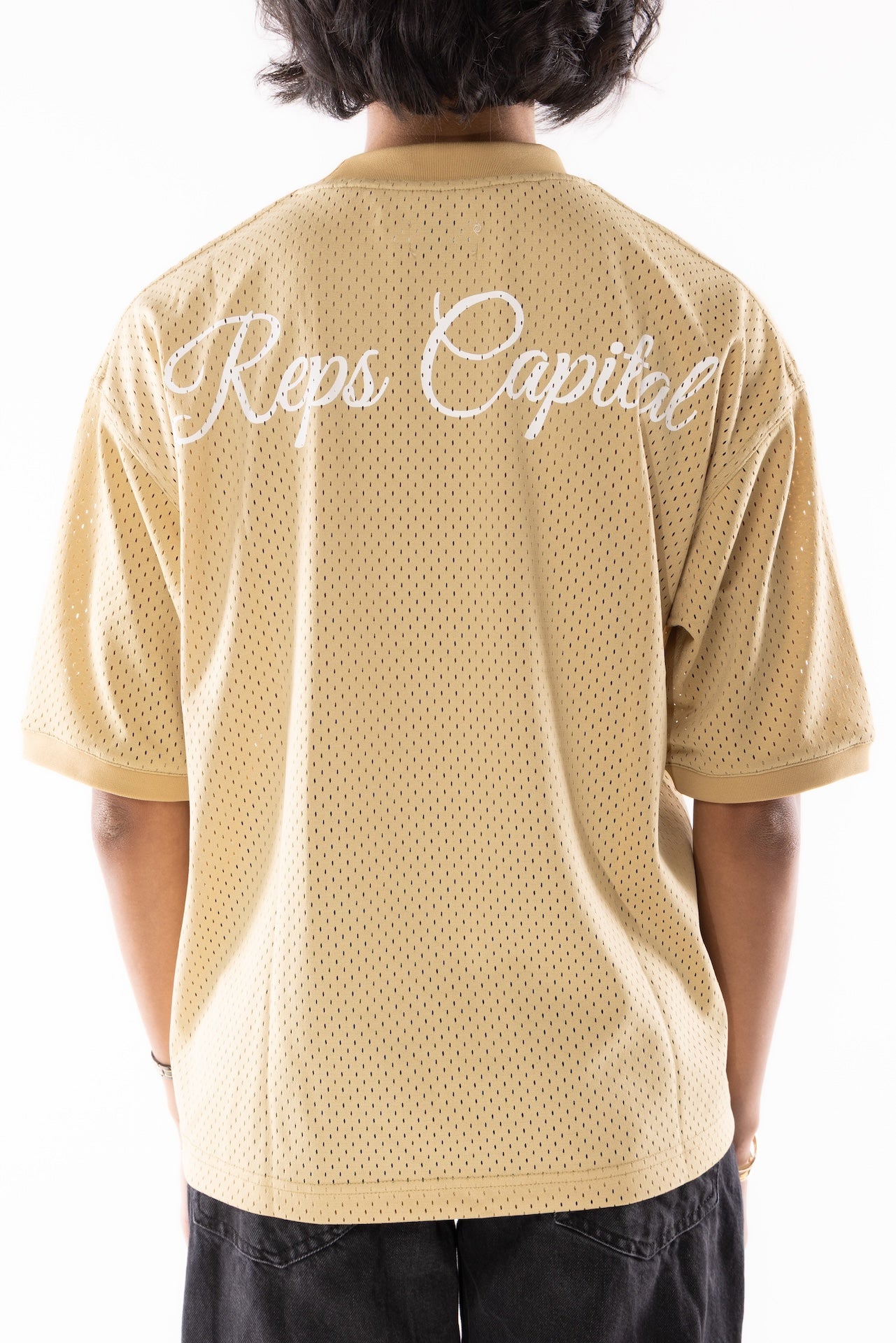 Mesh Football Jersey - Gold