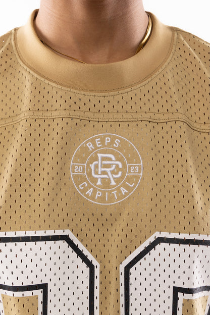 Mesh Football Jersey - Gold