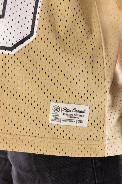 Mesh Football Jersey - Gold