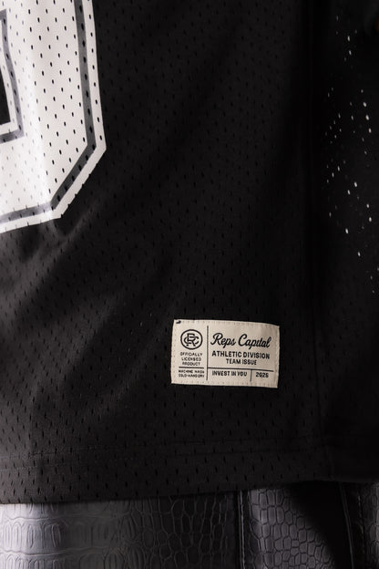 Mesh Football Jersey - Black