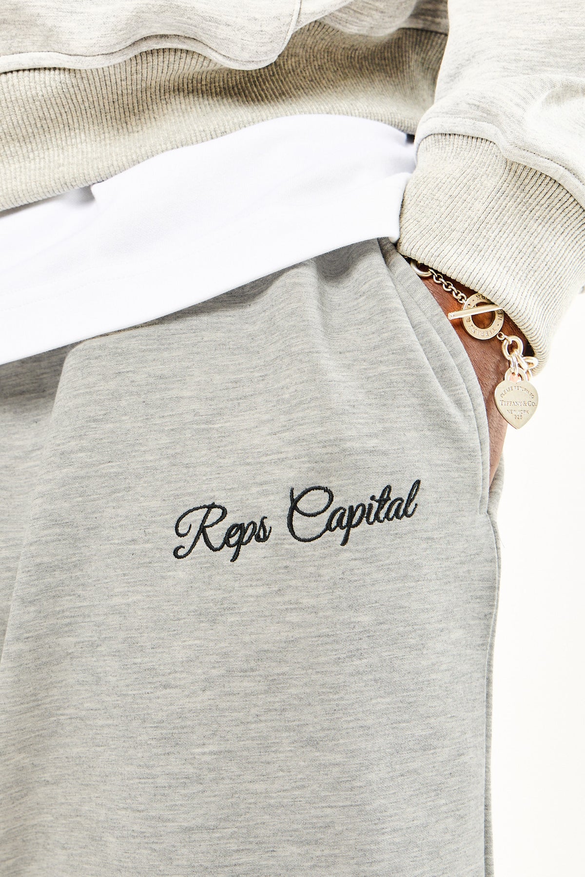 Wide Leg Sweatpant - Heather Grey