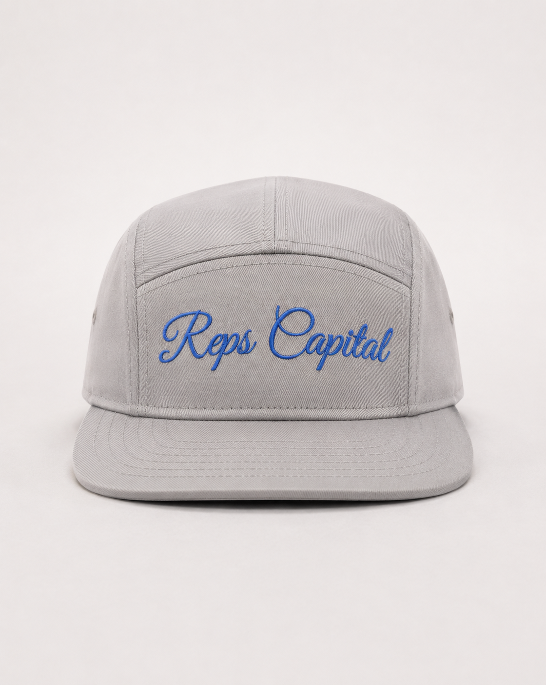 Script Camper Hat - Grey