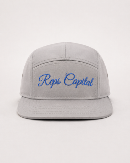 Script Camper Hat - Grey