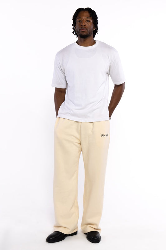Baggy Sweatpants (Cream)