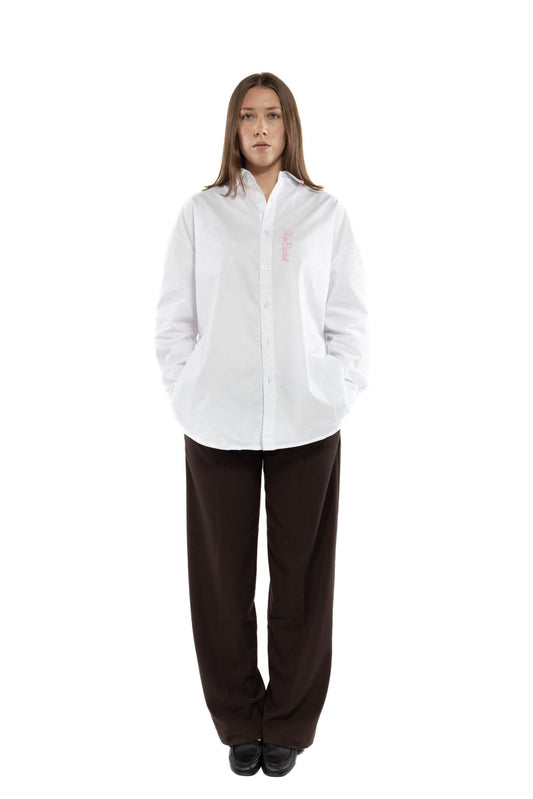 Point Collar Dress Shirt - Pink