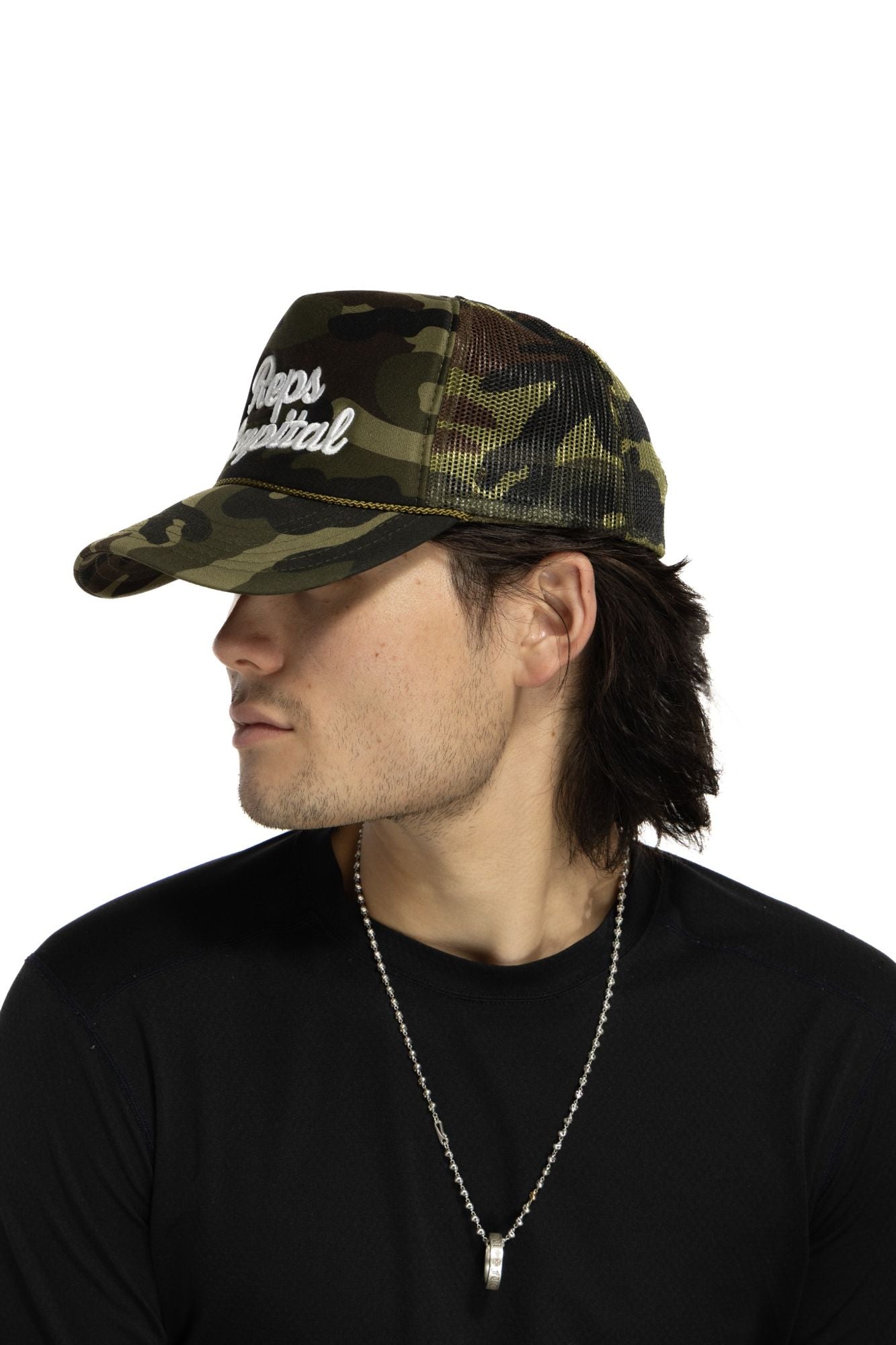 Classic Logo Trucker Hat - Camo