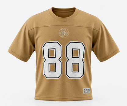 Mesh Football Jersey - Gold